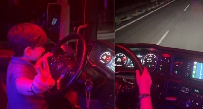 Trafikte Oyuncak Değil, Gerçek Tır!