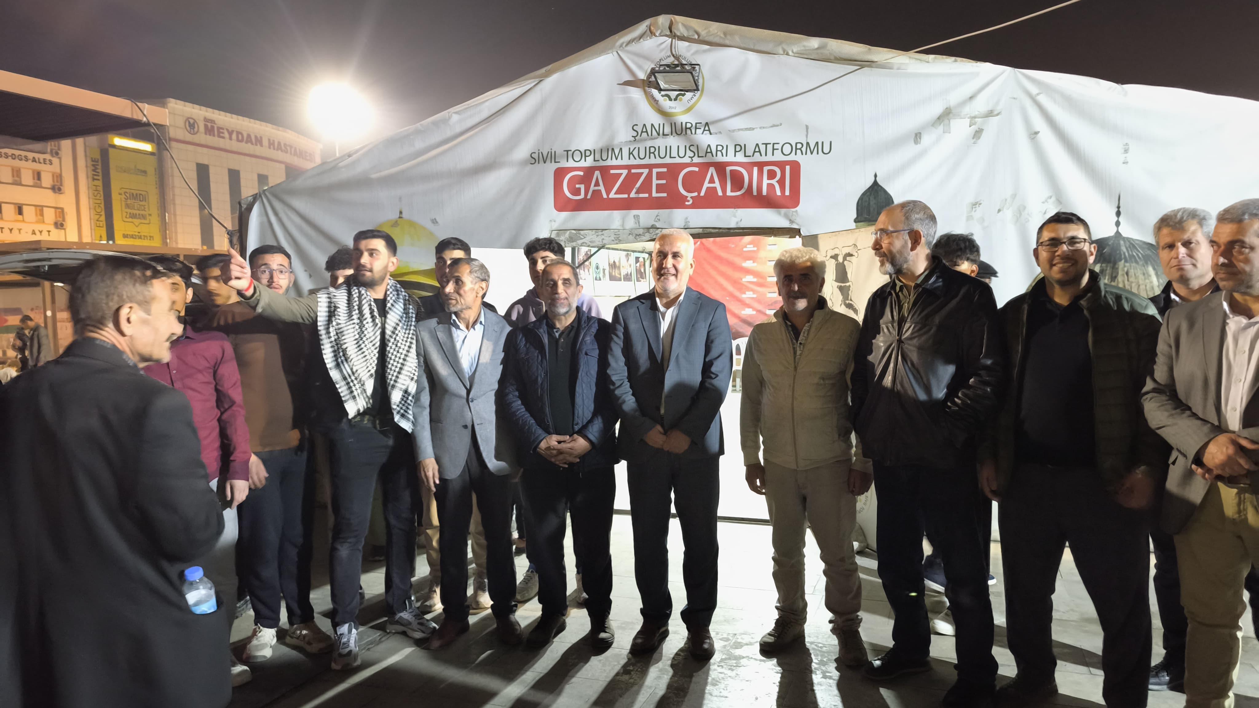 Şanlıurfa'da Gençler Gazze İçin Buluştu..