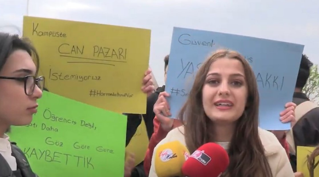 HRÜ Öğrencileri İsyanda : Güvende Değiliz!