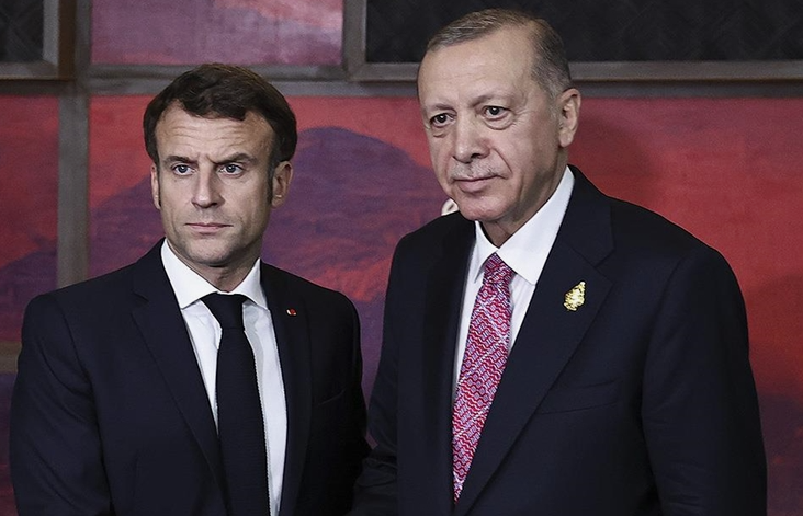 Erdoğan, Macron İle Telefonda Görüştü