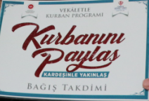 İl Müdürü Göç Kurbanını Tdv’Ye Bağışladı