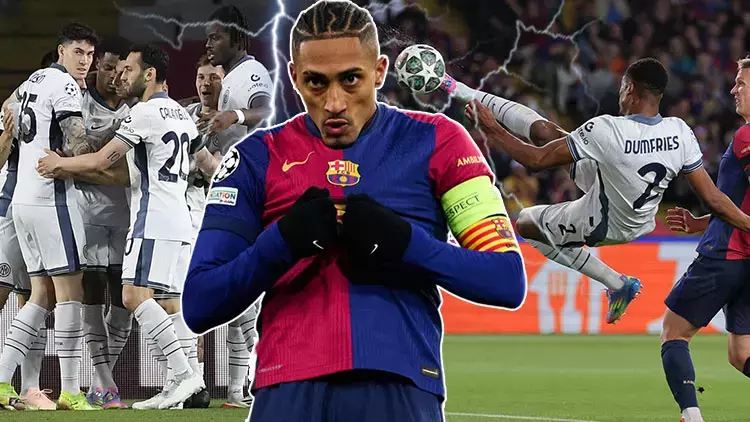 Şampiyonlar Ligi'nde Müthiş Maç: Barcelona:3 İnter:3