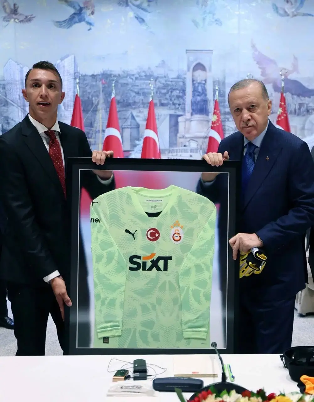 Cumhurbaşkanı Erdoğan Galatasaray'ı Kabul Etti