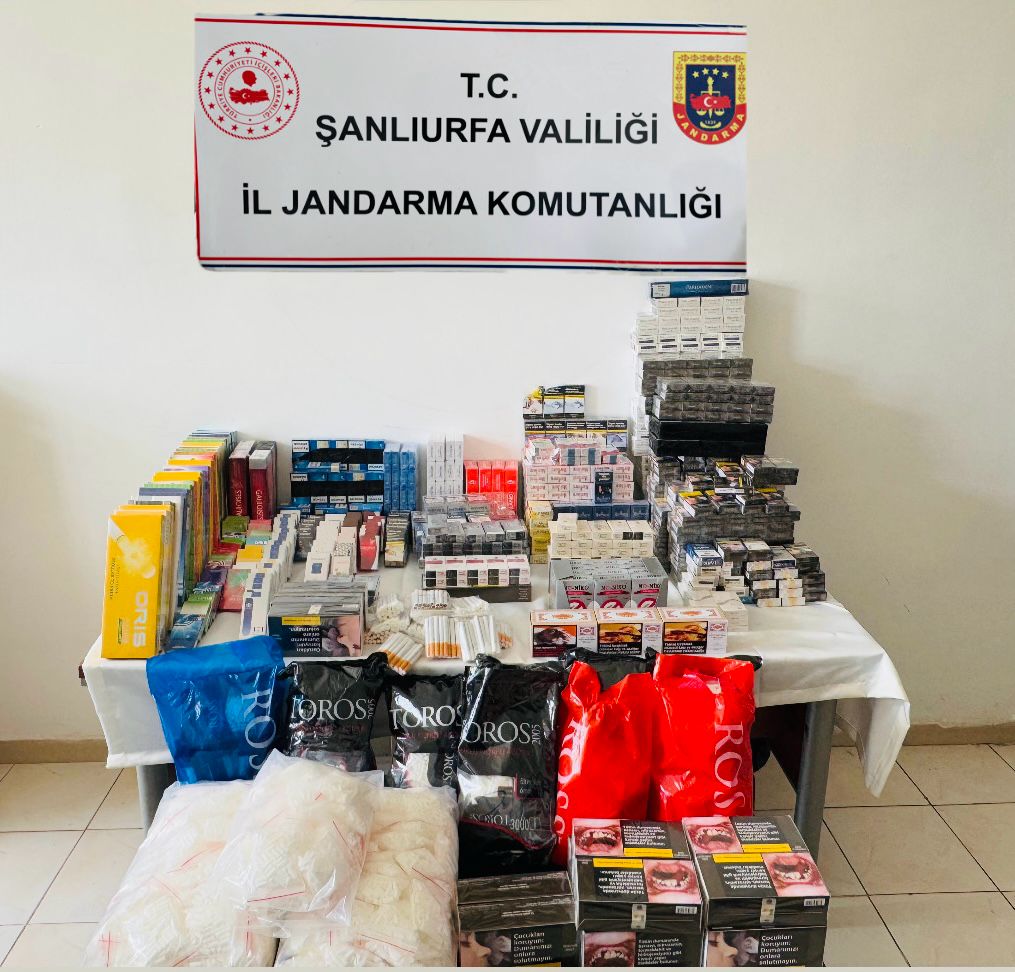 Urfa’da Kaçak Tütüne Şok Baskın!