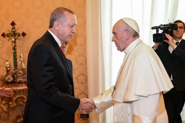 Cumhurbaşkanı Erdoğan’dan Papa’ya Gazze Çağrısı
