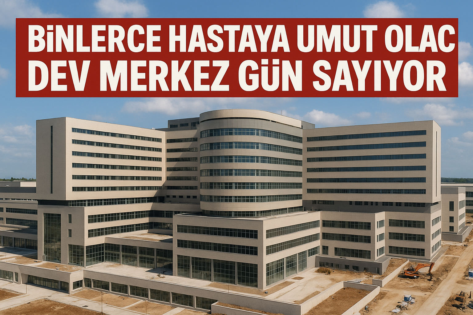 Binlerce Hastaya Umut Olacak Dev Merkez Gün Sayıyor