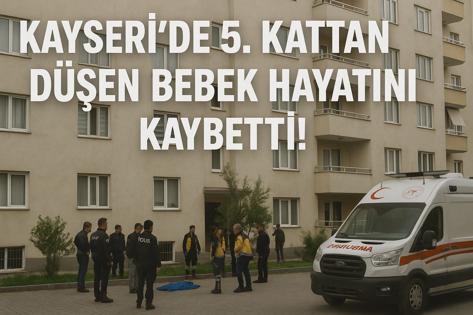 Kayseri’de 5. Kattan Düşen Bebek Hayatını Kaybetti
