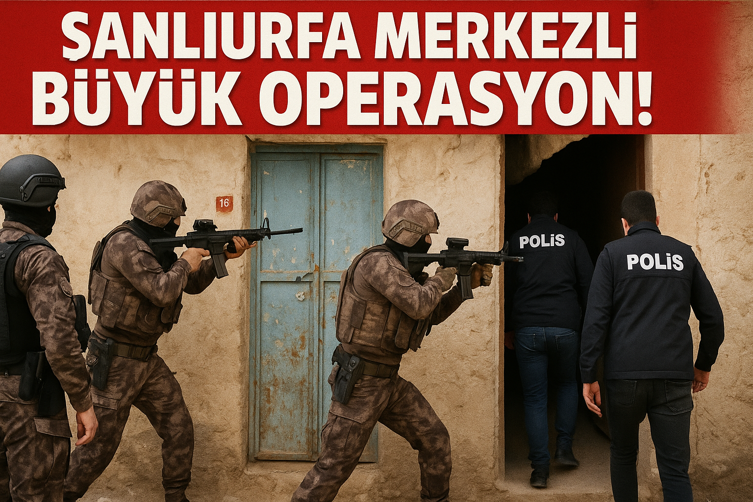Şanlıurfa Merkezli Büyük Operasyon!