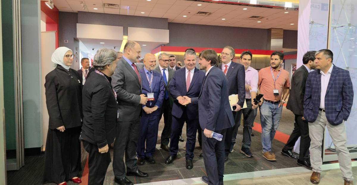 Gülpınar Türk Festivali'nde Şanlıurfa'yı Tanımladı.