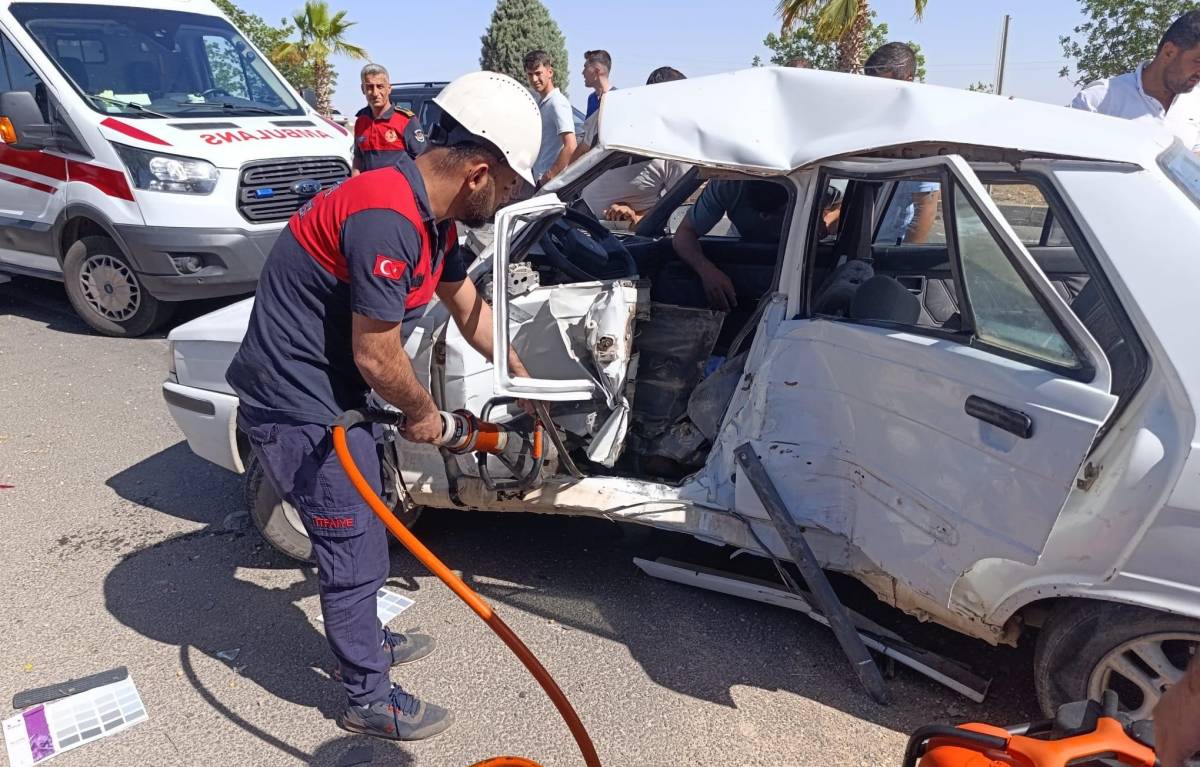 Şanlıurfa’da Zincirleme Kaza : 2 Yaralı !