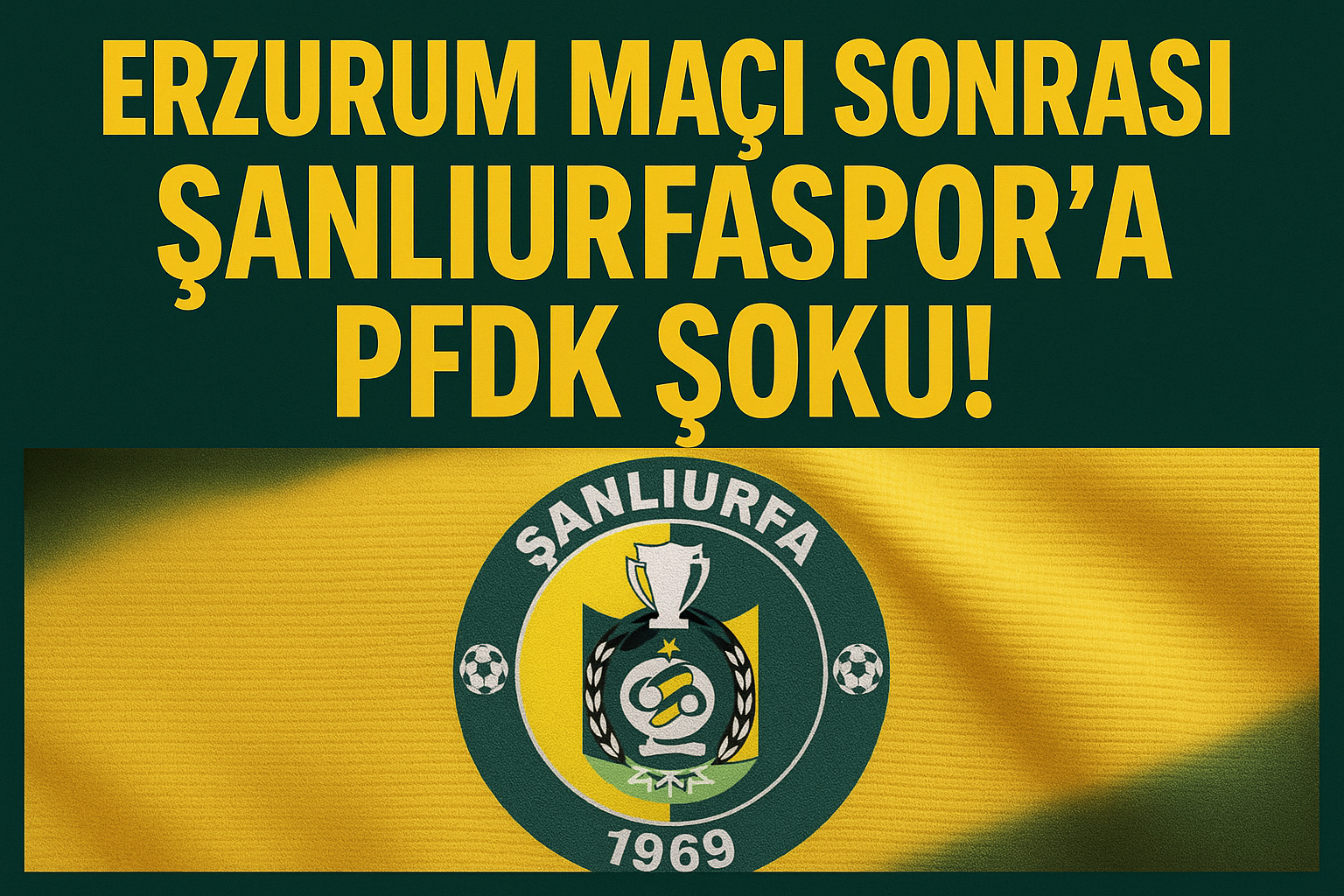Erzurum Maçı Sonrası Şanlıurfaspor’a PFDK Şoku!
