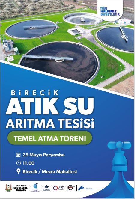ŞANLIURFA BÜYÜKŞEHİR BELEDİYESİ’NDEN BİRECİK’E DEV YATIRIM: ATIK SU ARITMA TESİSİ HAYATA GEÇİYOR