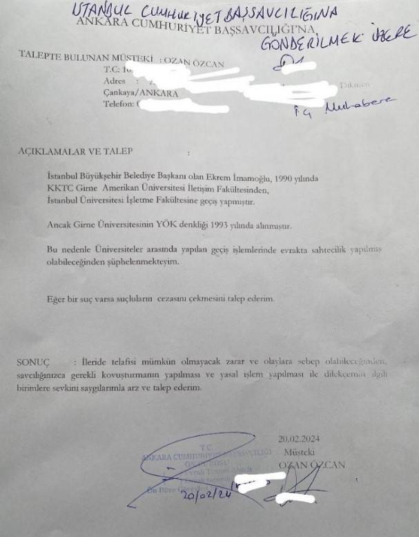 Diploma Skandalı Büyüyor!
