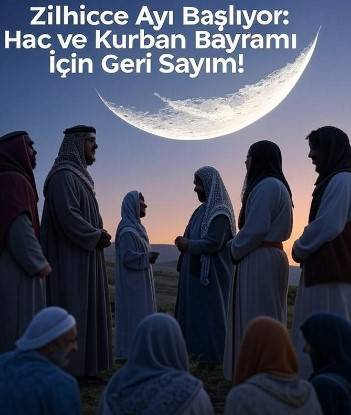 Zilhicce Ayı Başlıyor: Hac ve Kurban Bayramı İçin Sayım!