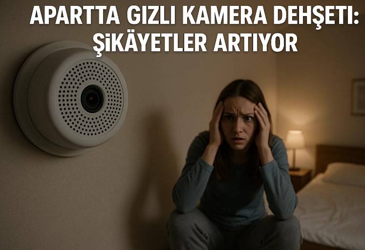 Apartta Gizli Kamera Dehşeti: Şikâyetler Artıyor!