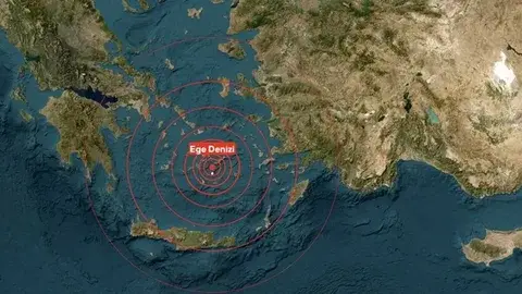 Ege Denizi’nde 6,0 Büyüklüğünde Deprem