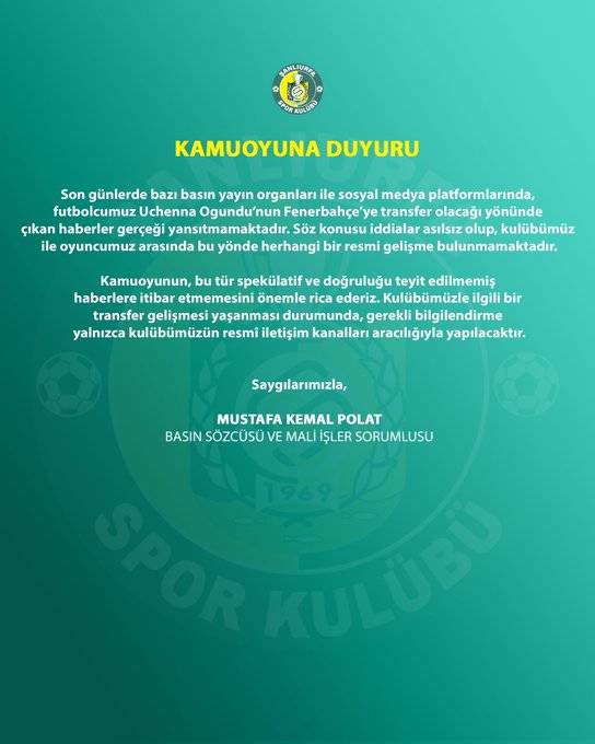 Şanlıurfaspor'dan Resmi Açıklama Geldi...