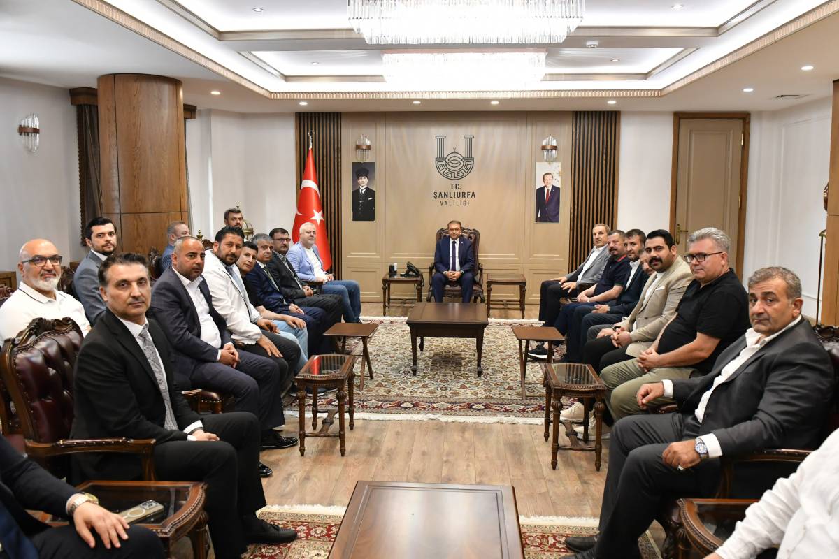 Şanlıurfaspor Yönetimi’nden Vali Şıldak’a Ziyaret