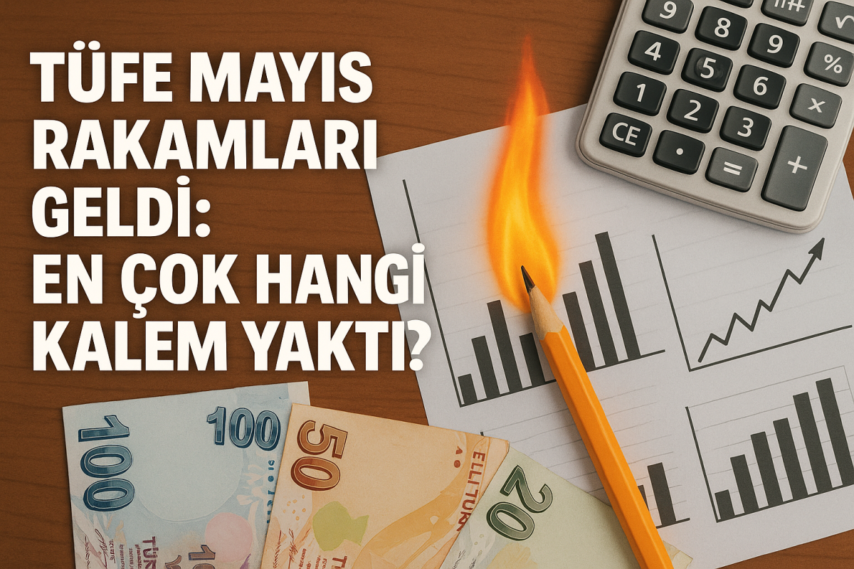 TÜFE Mayıs Rakamları Geldi: En Çok Hangi Kalem Yaktı?