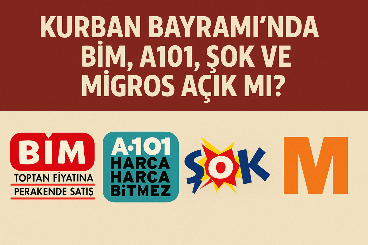 Bayramda BİM, A101, ŞOK ve Migros Açık mı?