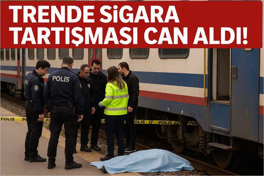 Trende Sigara Tartışması Can Aldı!