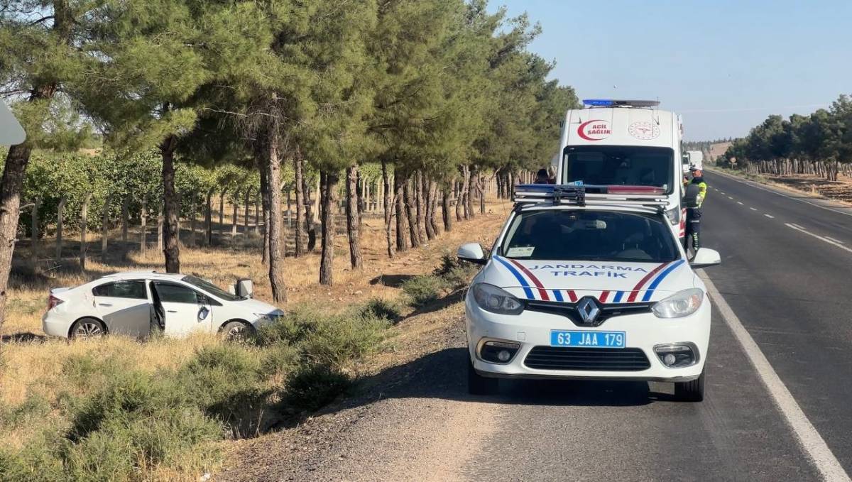 Ceylanpınar’da Otomobil Şarampole Uçtu: 4 Yaralı