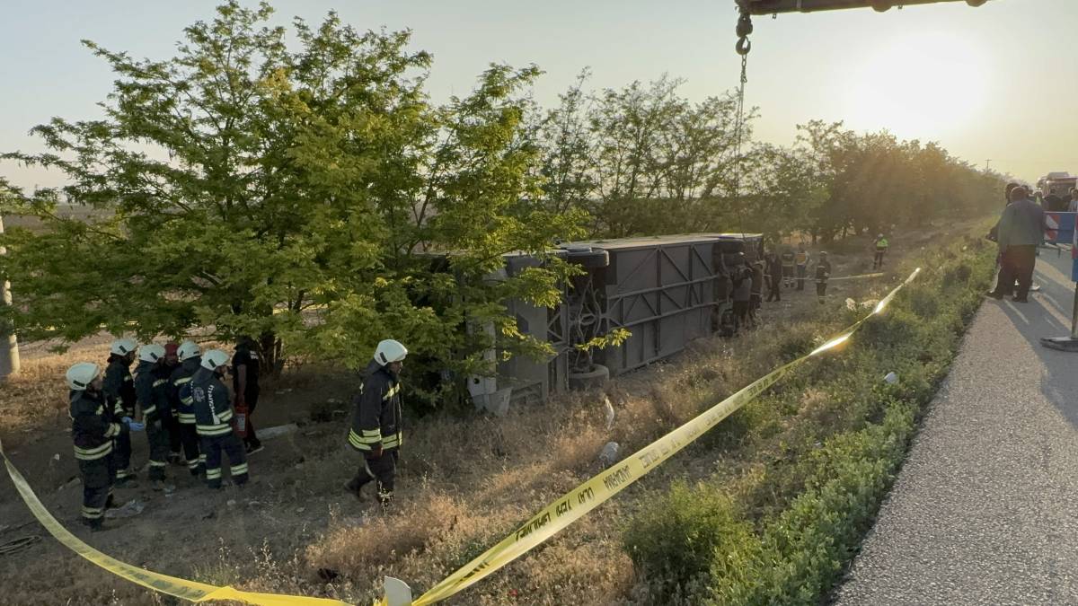 Konya-Adana Yolunda Can Pazarı: Otobüs Şarampole Uçtu
