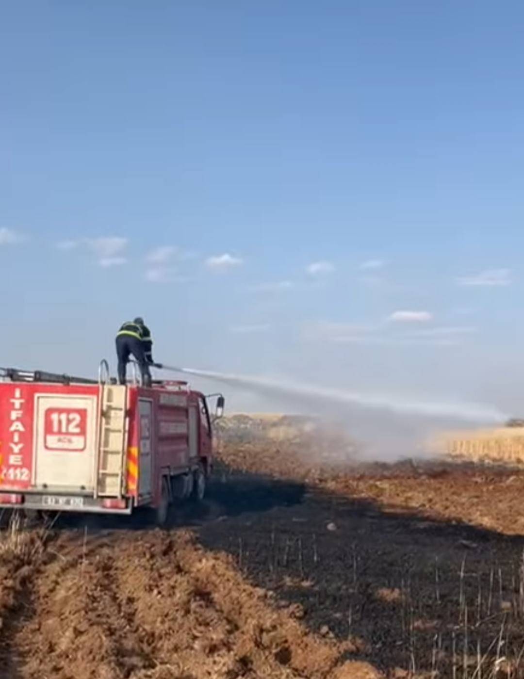 Viranşehir’de Buğday Tarlaları Kül Oldu!