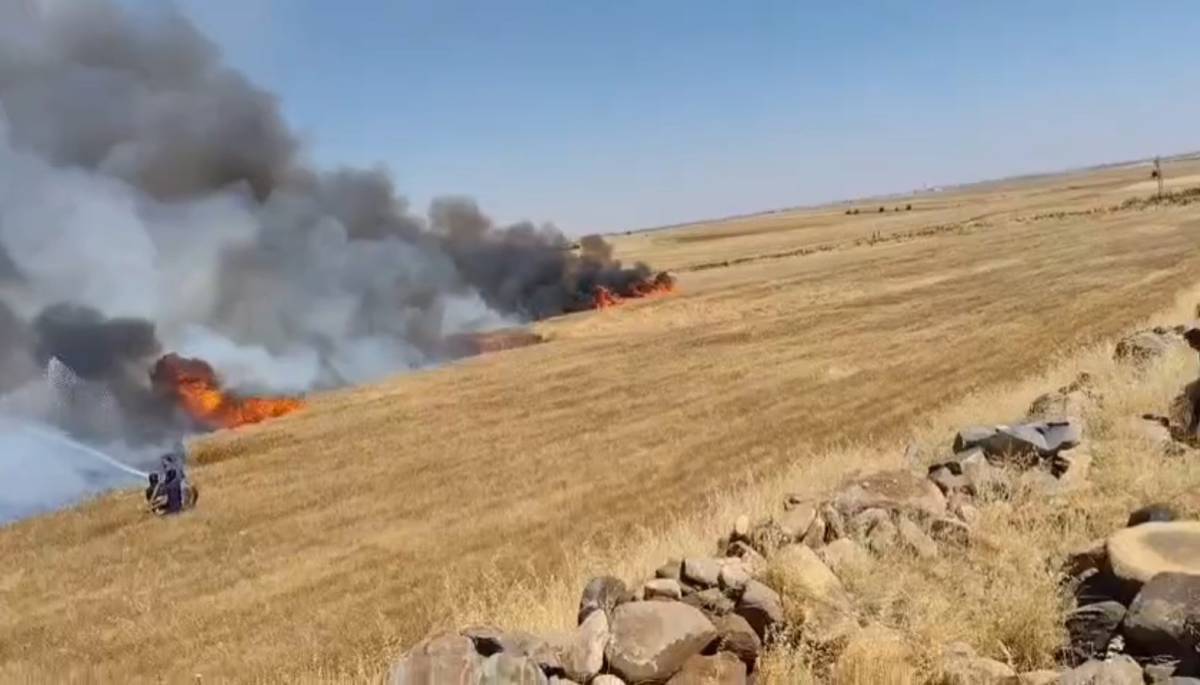 Şanlıurfa’da Tarlada Yangın Faciası: 1 Ağır 5 Yaralı