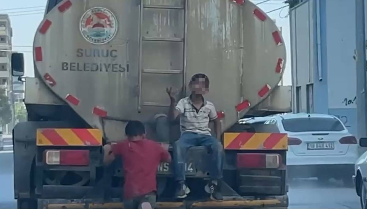 Suruç'ta Tehlikeli Yolculuk: Çocuklar Ölümle Burun Buruna!