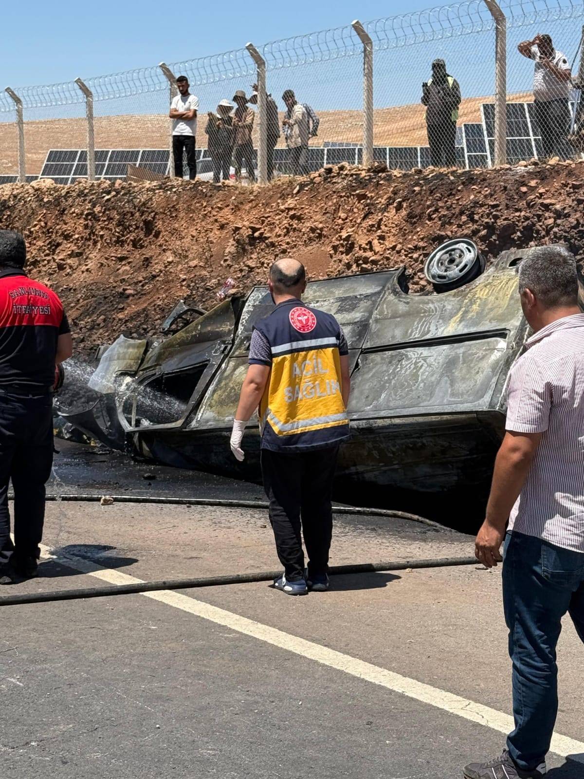 Hilvan’da Feci Kaza: Araç Alev Aldı, 1 Ölü