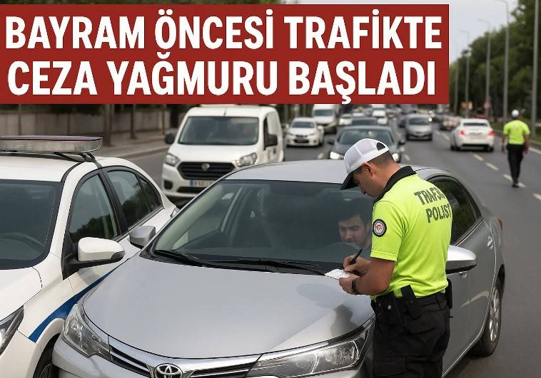 Bayram Öncesi Trafikte Ceza Yağmuru Başladı!