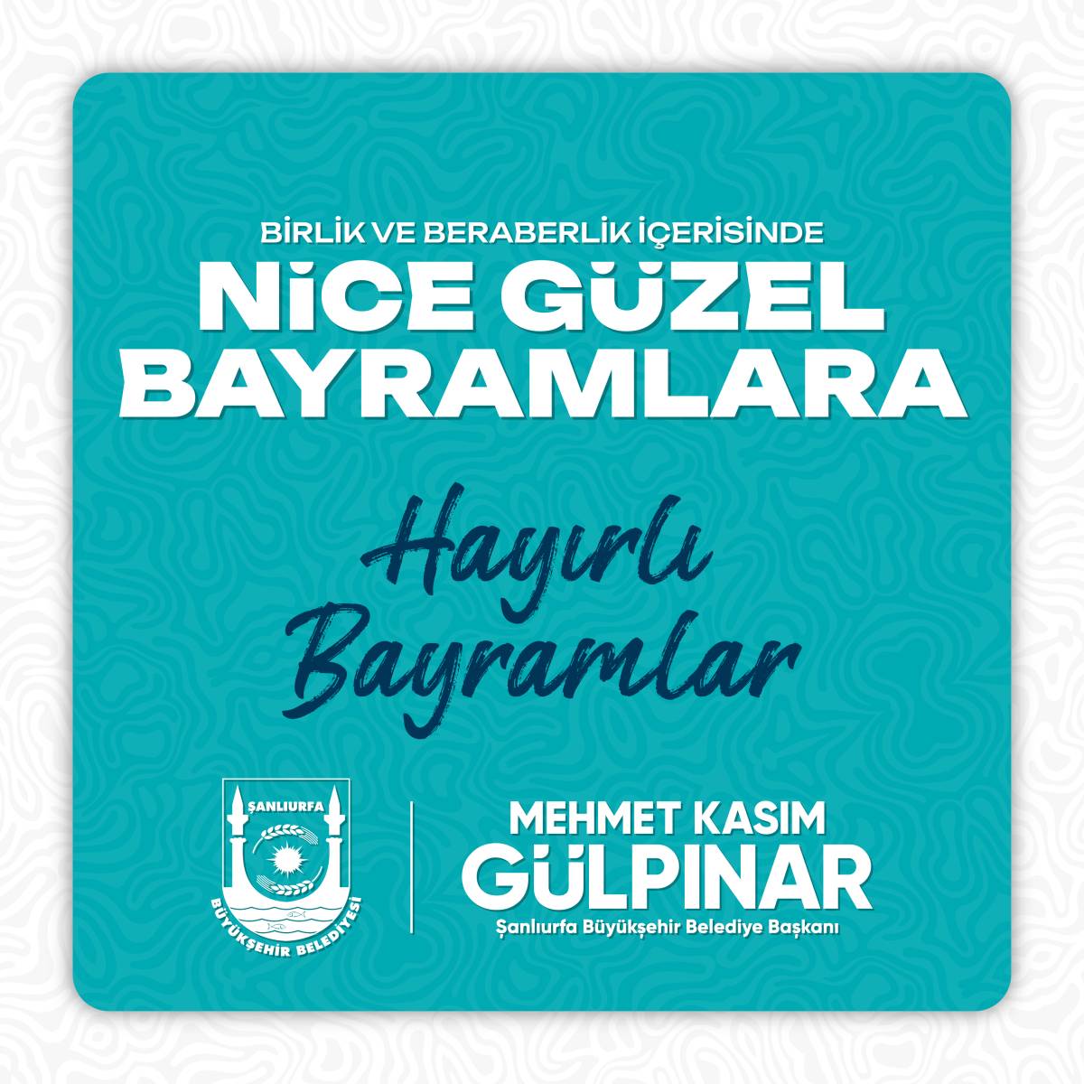 BAŞKAN GÜLPINAR’DAN KURBAN BAYRAMI MESAJI