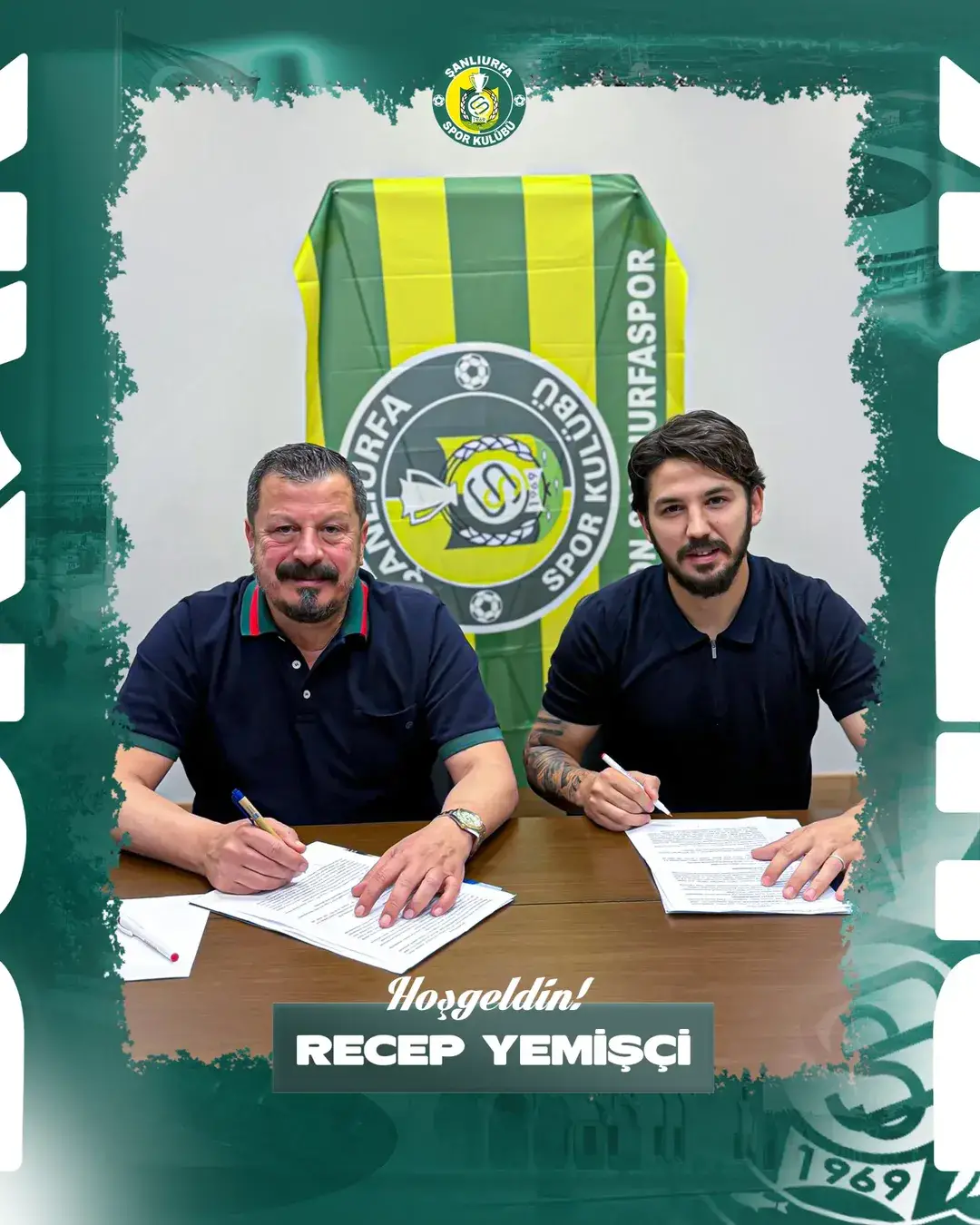 Şanlıurfaspor, Recep Yemişçi İle 1 Yılık Sözleşme İmzaladı