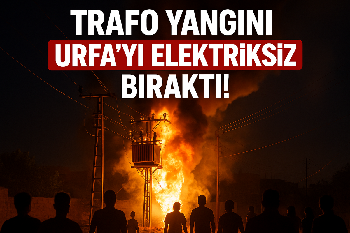GES Yangını Urfa’yı Elektriksiz Bıraktı!