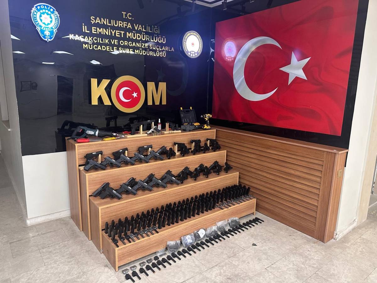 Şanlıurfa’da Silah Operasyonu: 37 Tabanca Ele Geçirildi