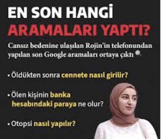 Rojin Kabaiş'in E-Posta Aramaları Şaşırttı!