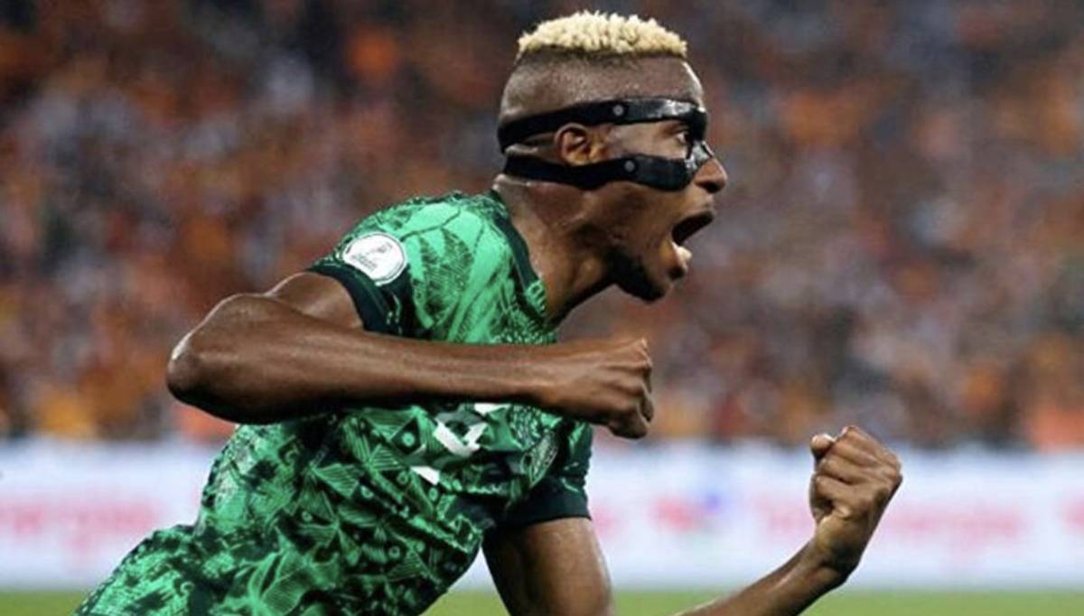 Osimhen Nijerya'da Maça Damga Vurdu