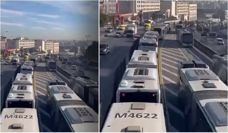 İstanbul'da İki Metrobüs Çarpıştı! Yaralılar Var