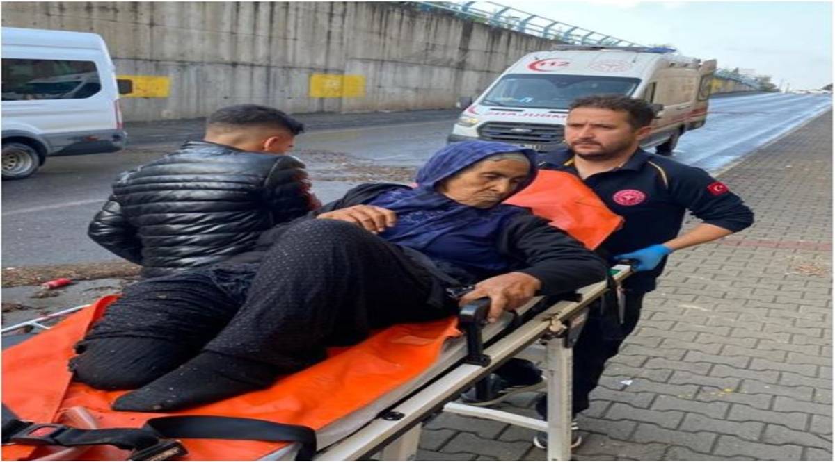 Yaşlı Kadın Saniyelerle Ölümden Döndü