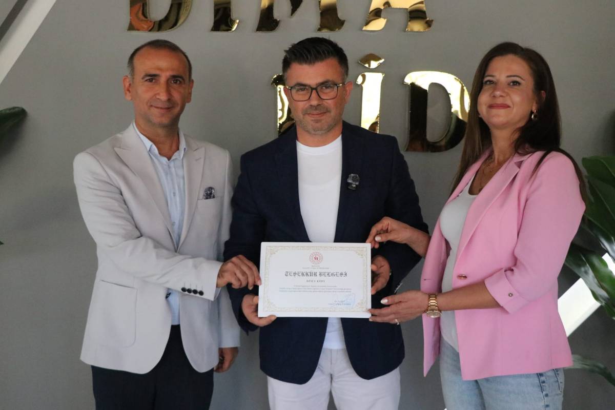 Şanlıurfa’da Spor Tesislerine Teşekkür Belgesi