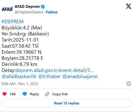 Balıkesir'de Art Arda Deprem!