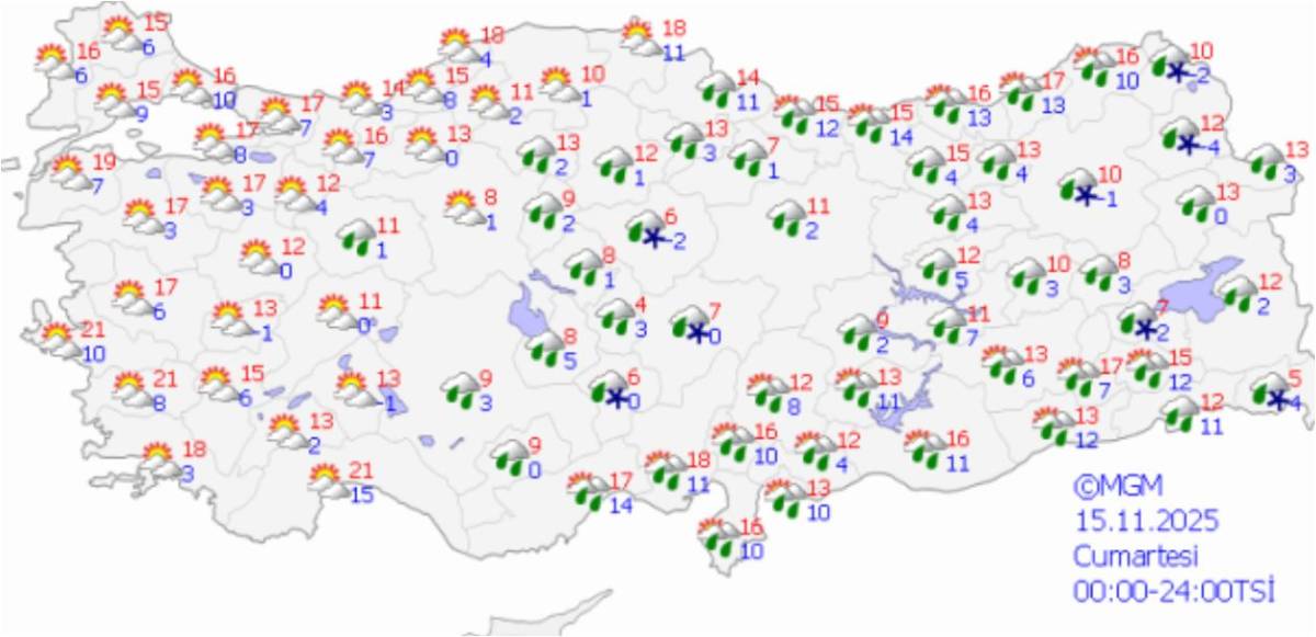 Mevsimin İlk Karı Geliyor! 5 Şehir İçin Tarih Verildi