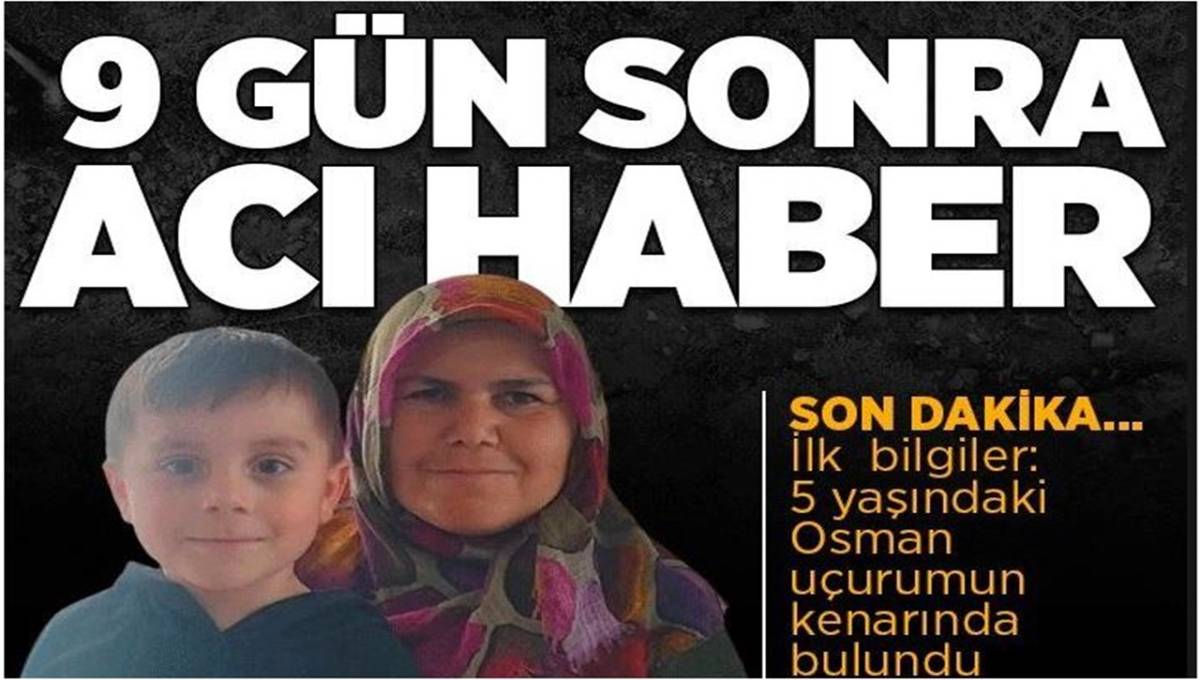 Kastamonu'da 5 Yaşındaki Kayıp Osman Ölü Bulundu