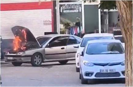 Şanlıurfa'da Araç Alev Aldı!