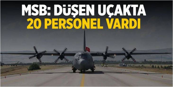 Gürcistan'da Düşen Uçaktan Kahreden Haber! 20 Personel Vardı