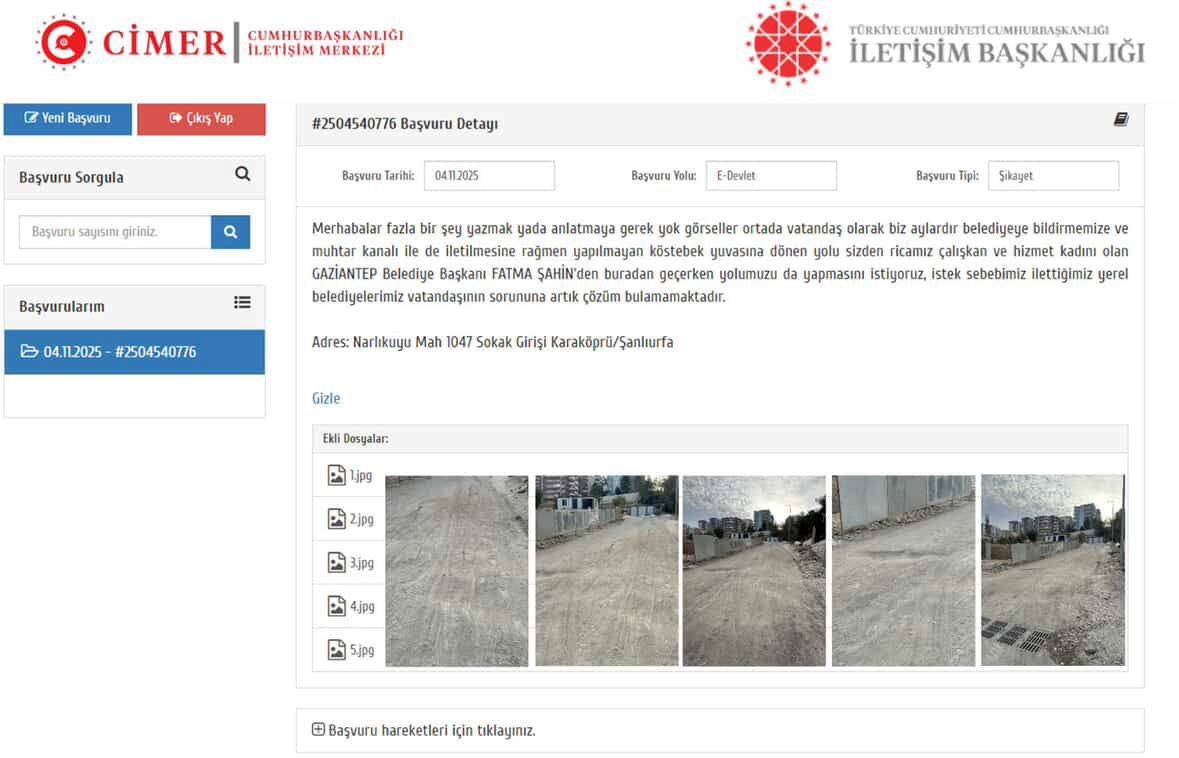 Şanlıurfalı Vatandaş Hizmet Alamayınca Gaziantep’e Seslendi