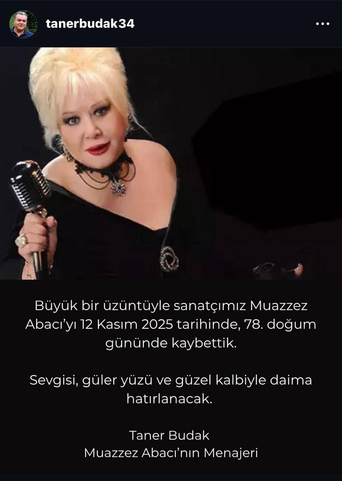 Muazzez Abacı Doğum Gününde Hayatını Kaybetti