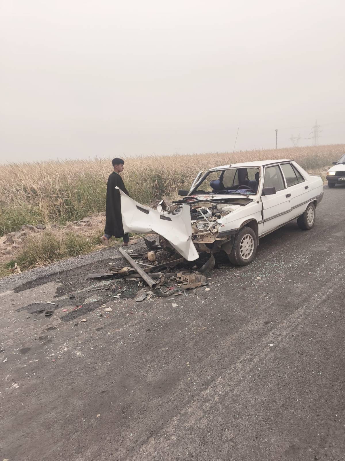 Viranşehir’de Feci Kaza: Araç Hurdaya Döndü, 1’i Ağır 6 Yaralı