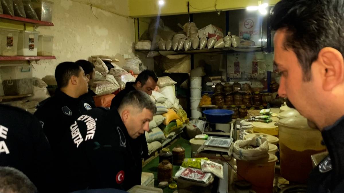 Urfa'da Bakalda Denetim şoku